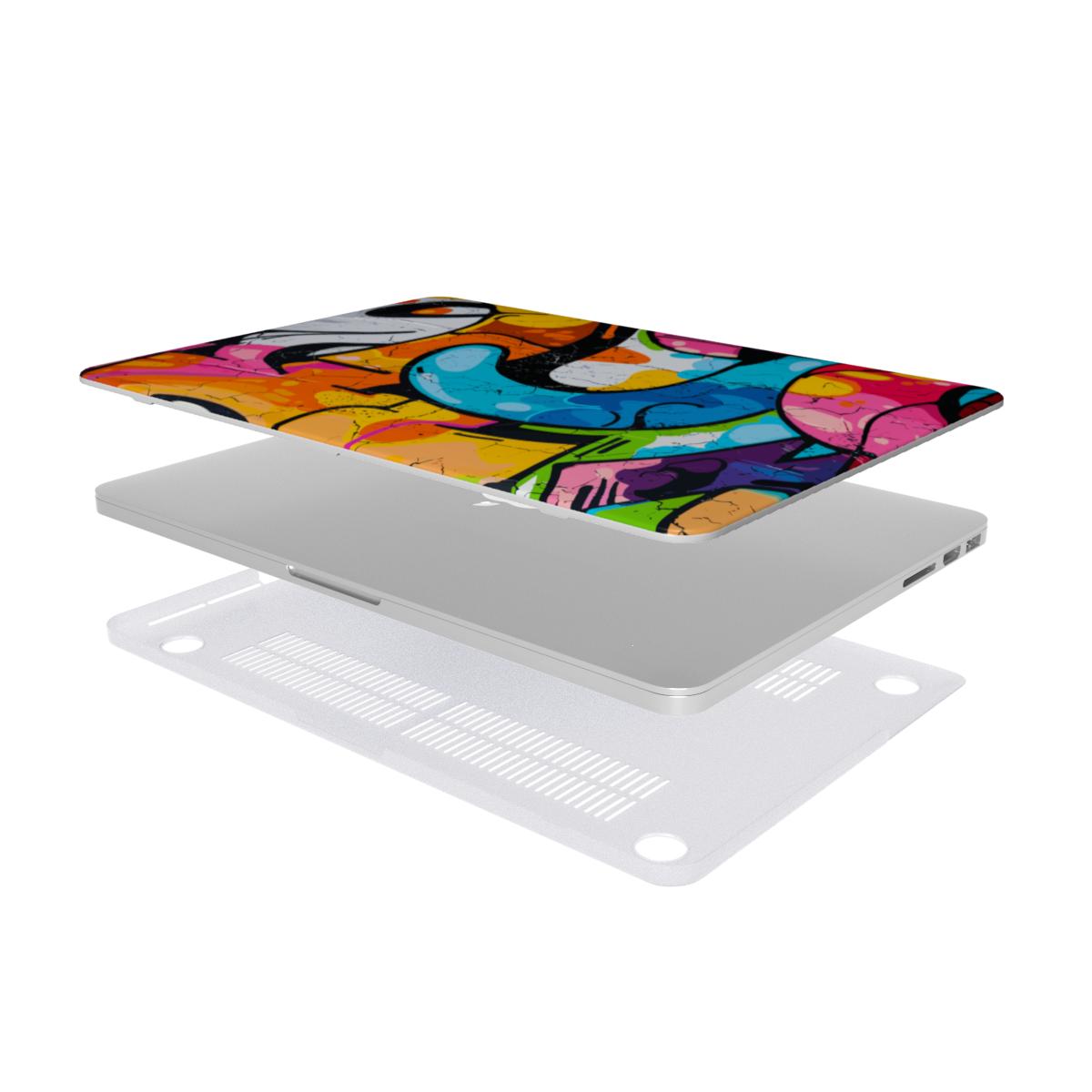 MacBook Case Colorful Graffiti Street Art