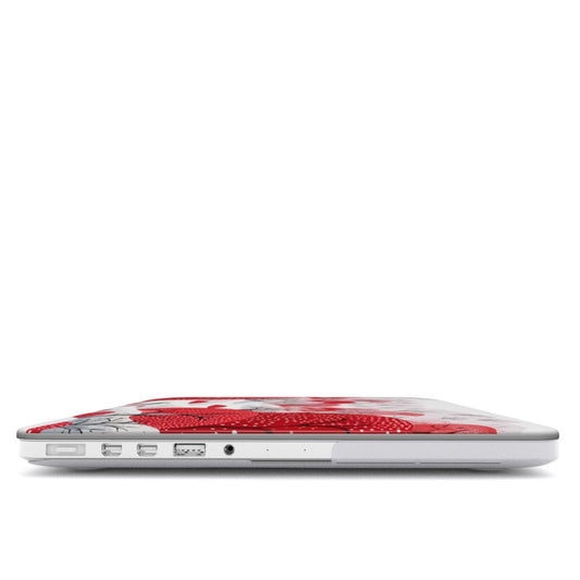 MacBook Case Winter Red Forest