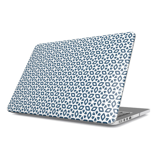 MacBook Case Blue Geometric Pattern
