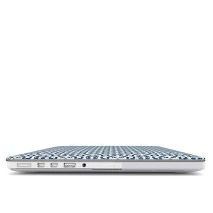 MacBook Case Blue Geometric Pattern