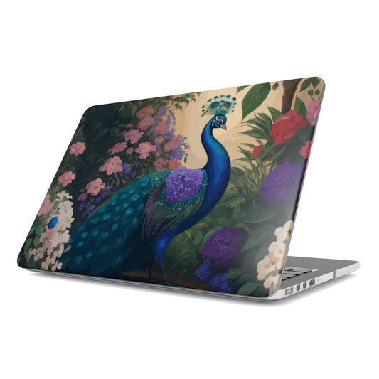 MacBook Case Elegant Peacock Garden