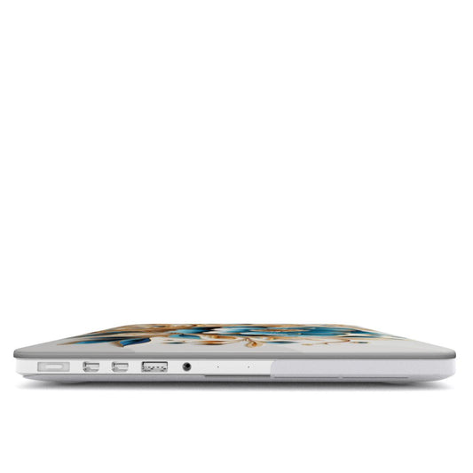 MacBook Case Ornamental Blue Flower